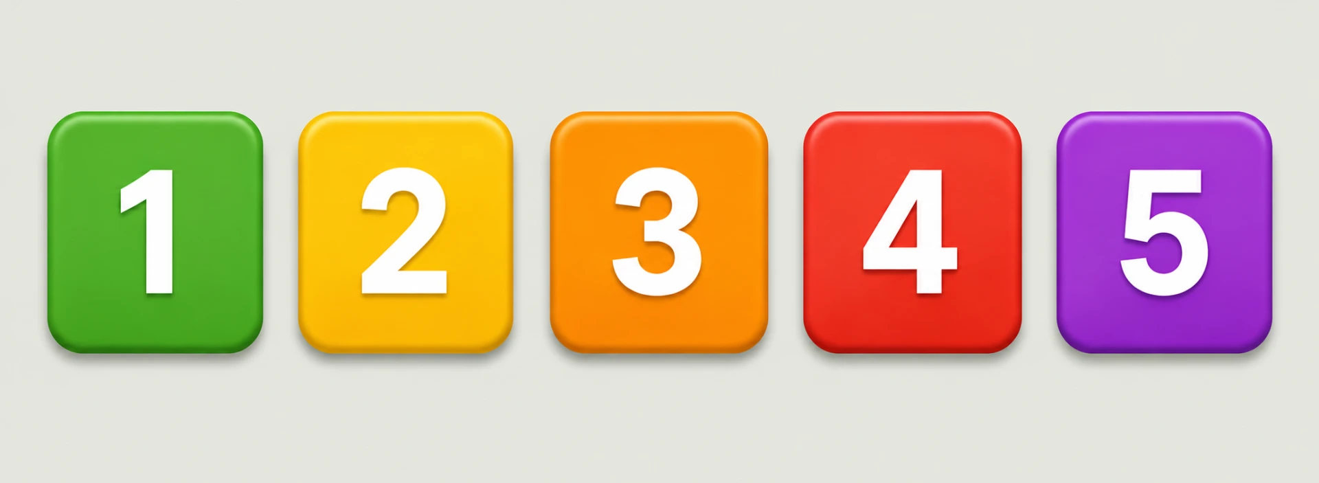 Colourful Dedusi number tiles
